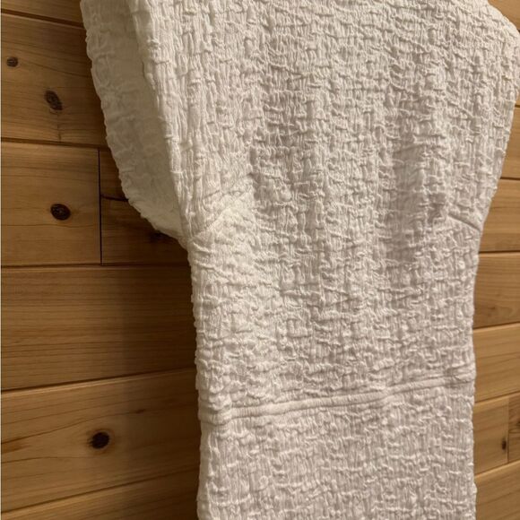 Sabina Musayev Sz Medium Bamboo Mini Dress Crinkle Cut Out Shoulder Pads Bridal - Picture 5 of 15